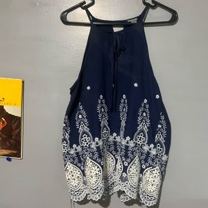Medium Charlotte Russe embroidered shirt